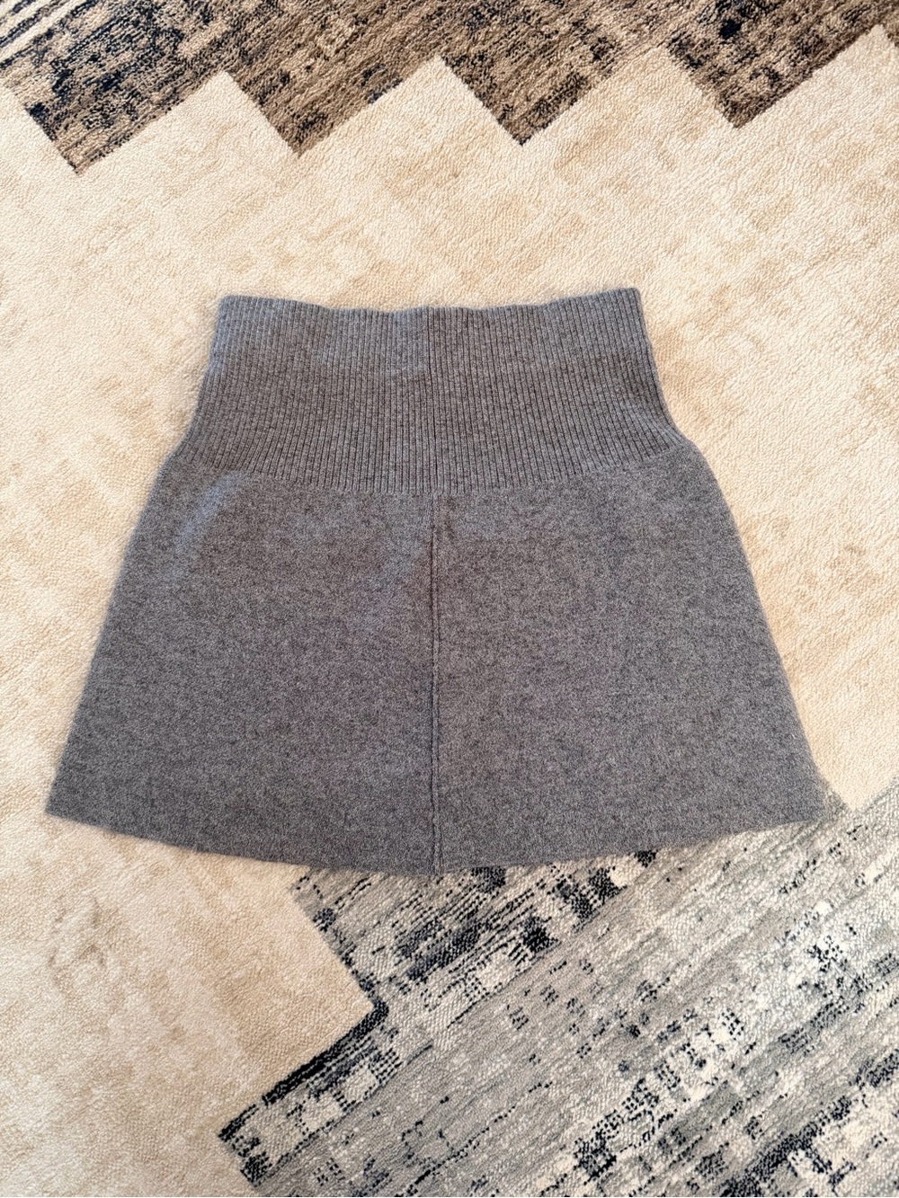Zara Charcoal Knit Mini Skirt